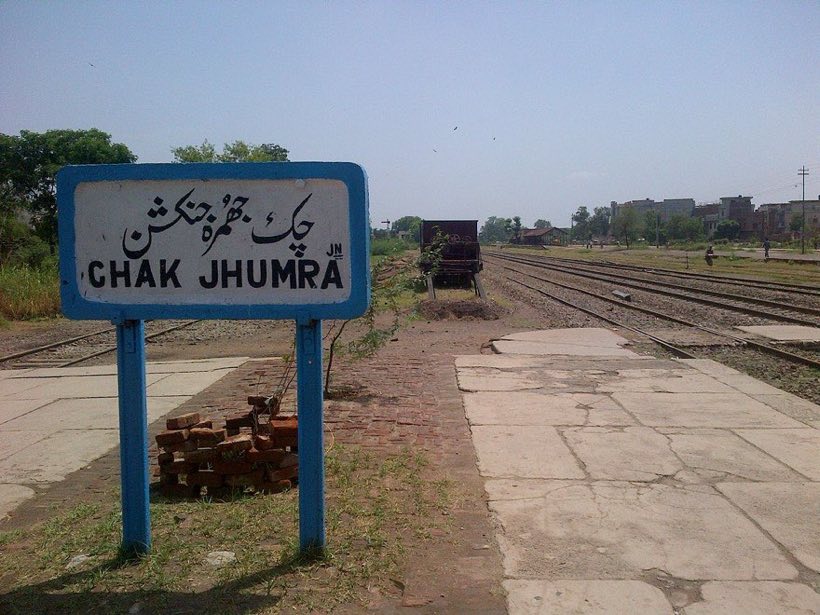 Chak Jhumra Jn railway station