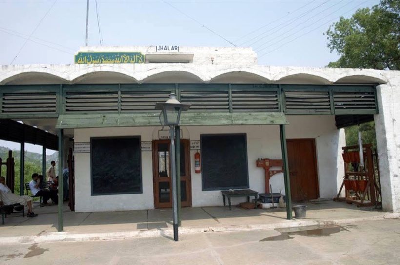 Jhalar railway station